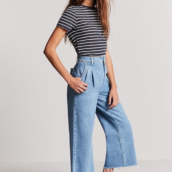 Marled Stripe Tee - Navy/Cream Forever 21 - Picture 4 of 7